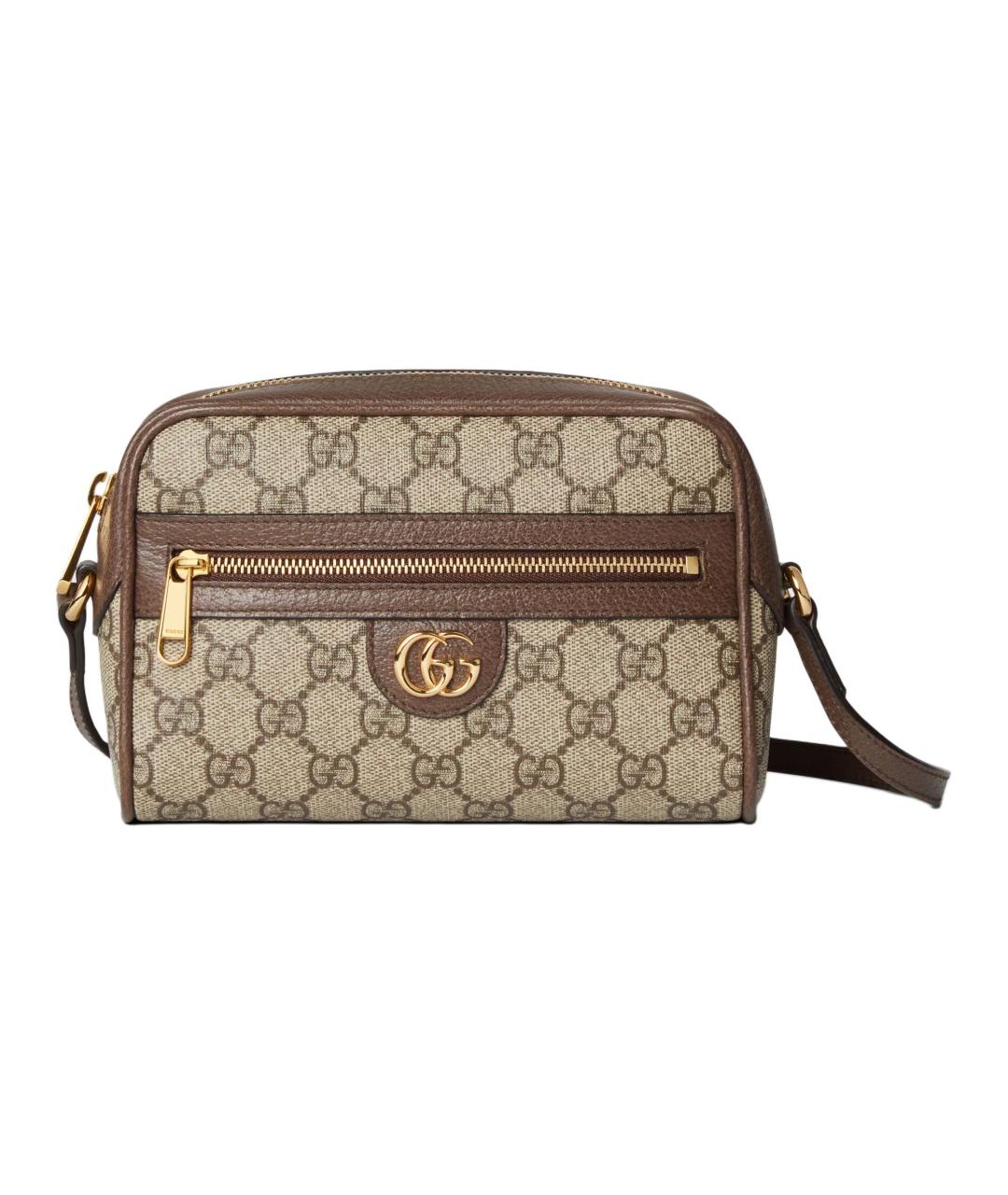 GUCCI Коричневая сумка через плечо, фото 1