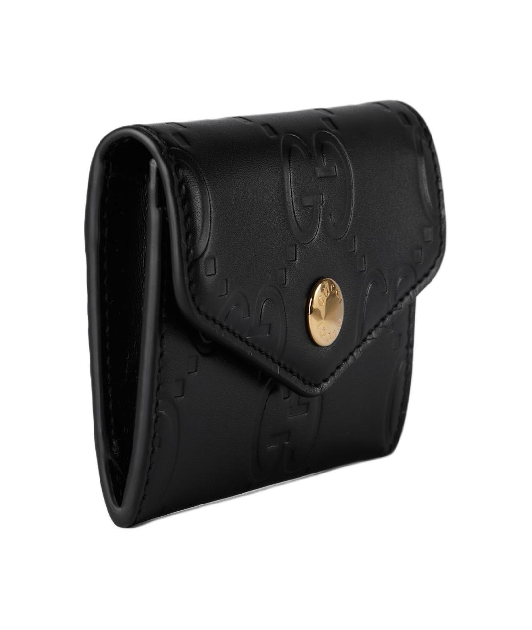 GUCCI Черный кожаный кардхолдер, фото 2