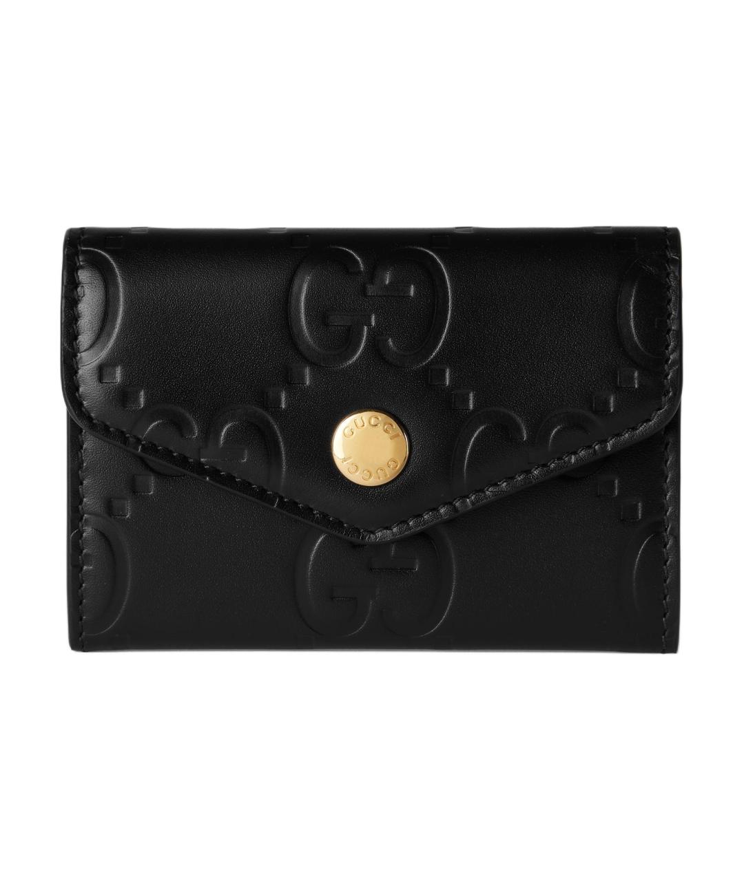 GUCCI Черный кожаный кардхолдер, фото 1