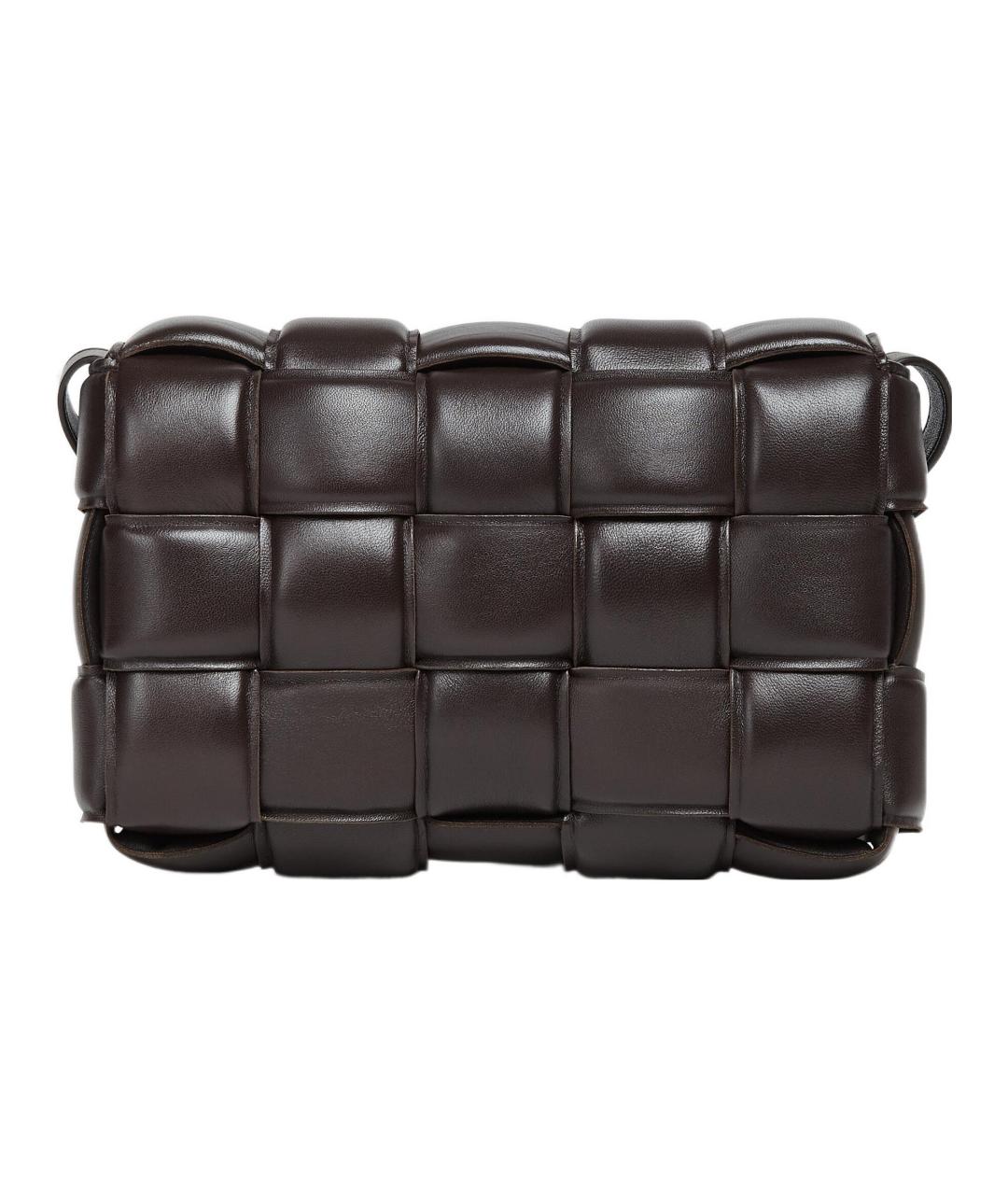 BOTTEGA VENETA Черная кожаная сумка через плечо, фото 2