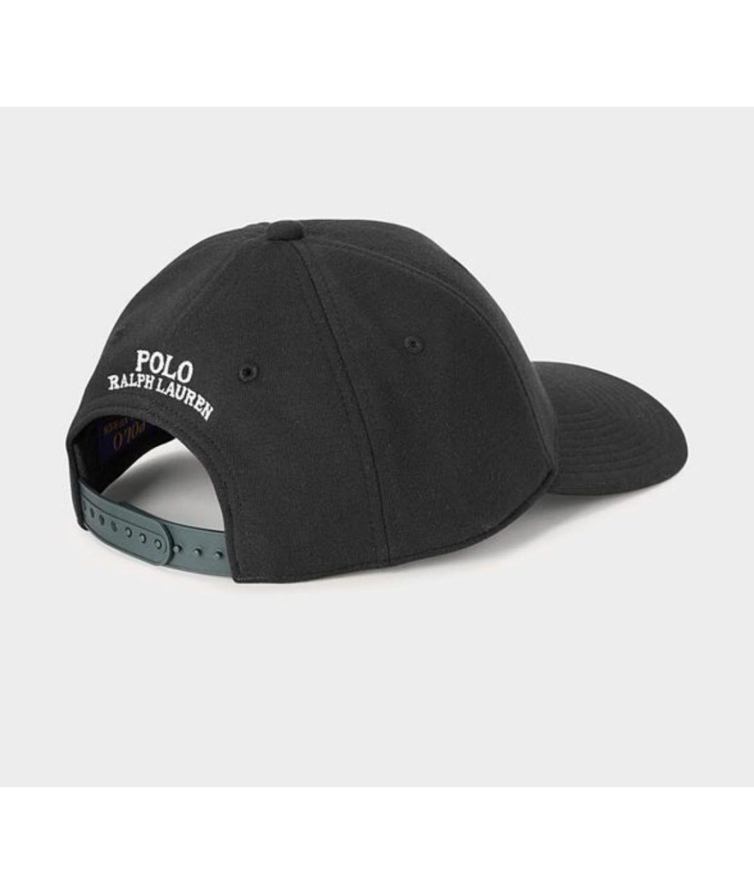 POLO RALPH LAUREN Черная хлопковая кепка/бейсболка, фото 2