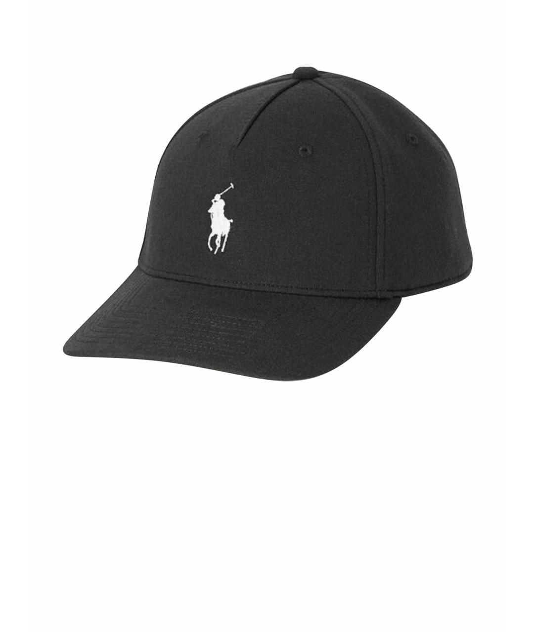 POLO RALPH LAUREN Черная хлопковая кепка/бейсболка, фото 1