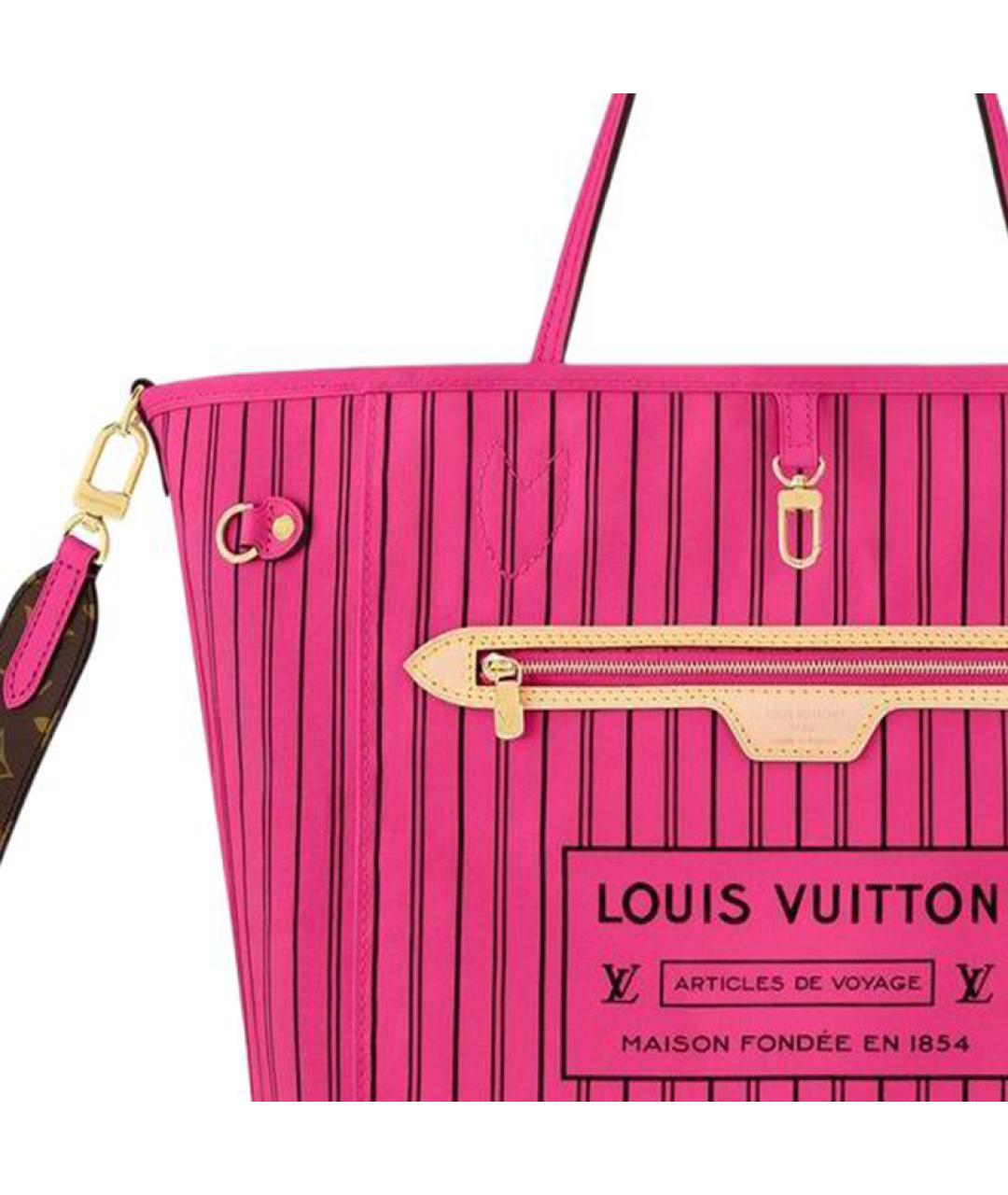 LOUIS VUITTON Фуксия сумка через плечо, фото 4