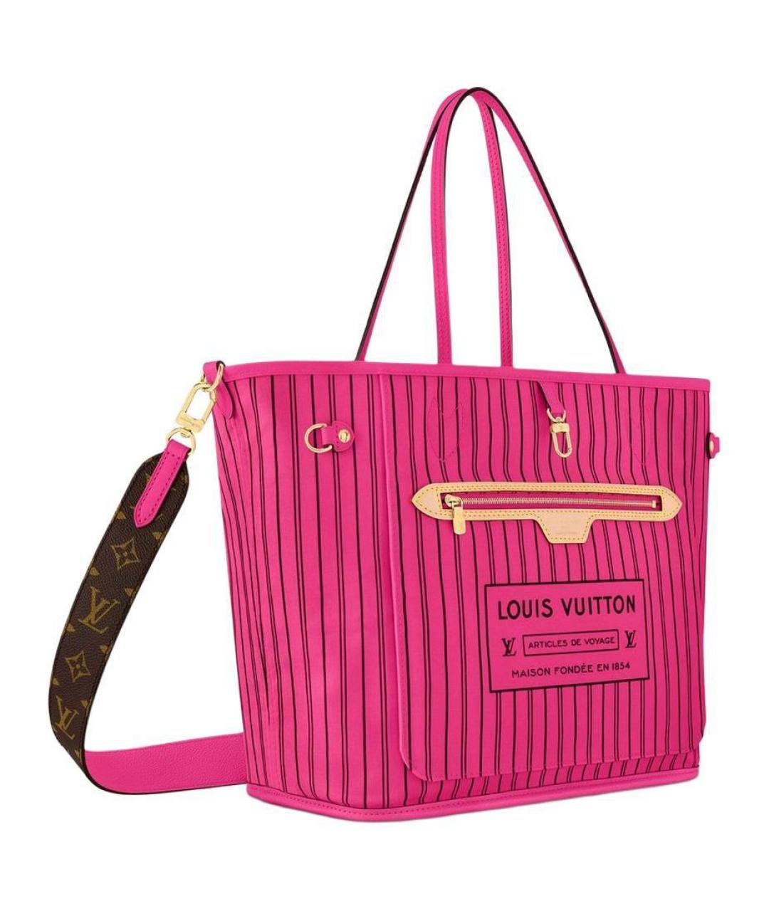 LOUIS VUITTON Фуксия сумка через плечо, фото 2