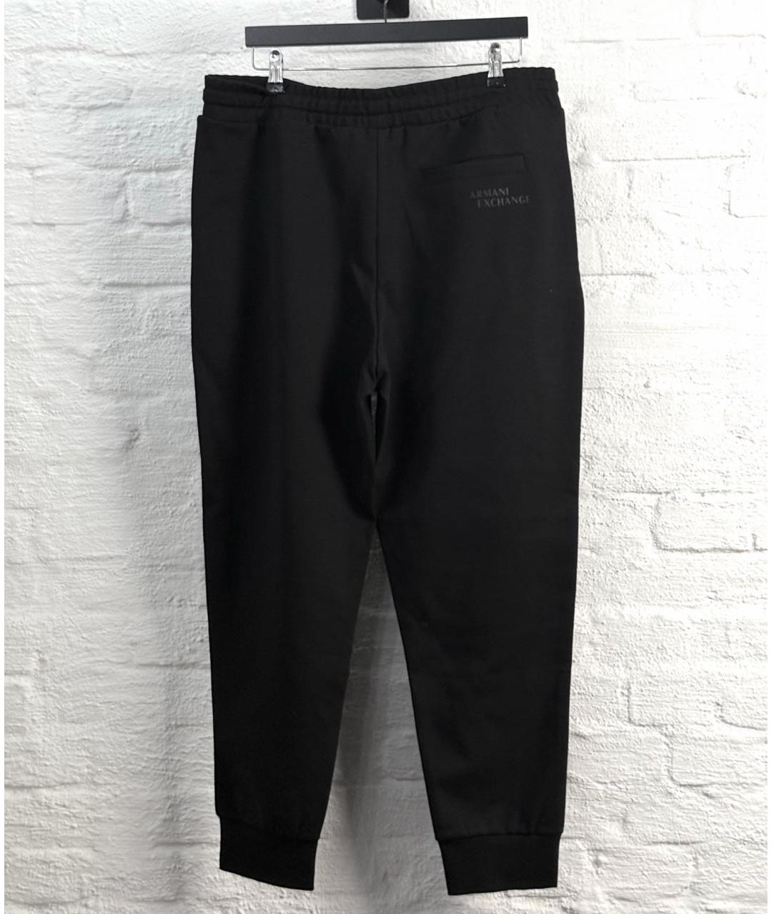 ARMANI EXCHANGE Черный хлопковый спортивный костюм, фото 7