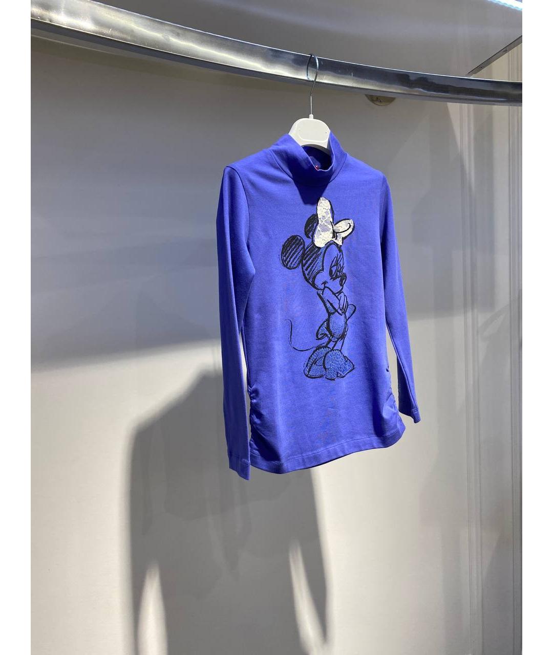 LIU JO Синий хлопковый детская футболка / топ, фото 2