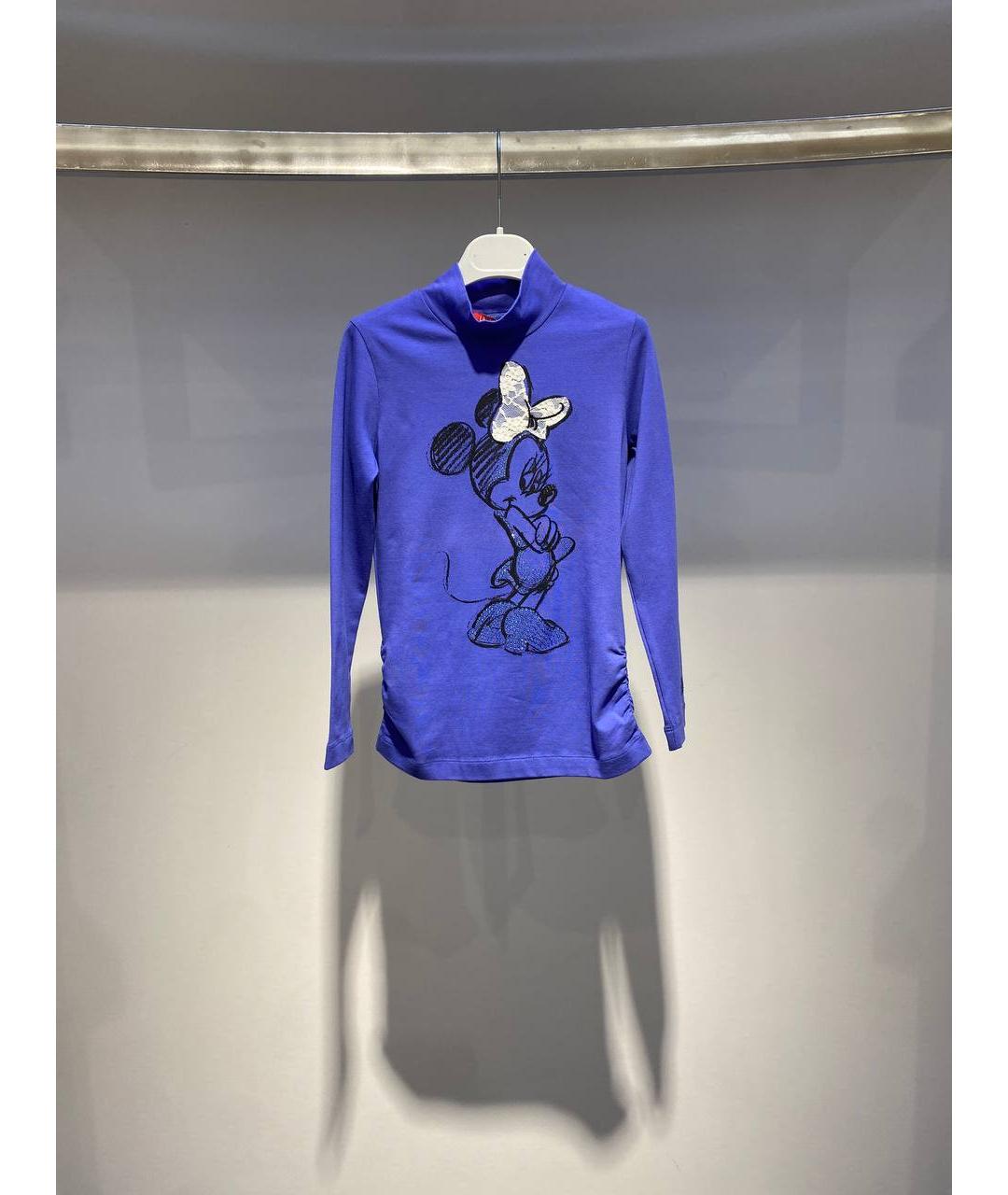 LIU JO Синий хлопковый детская футболка / топ, фото 4