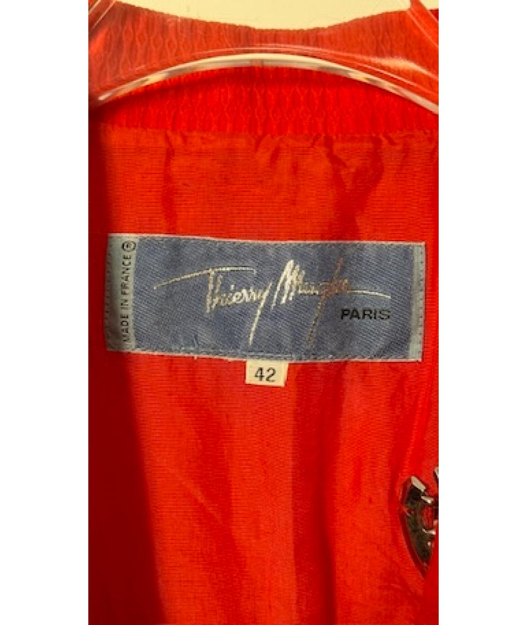 THIERRY MUGLER VINTAGE Коралловый костюм с юбками, фото 4