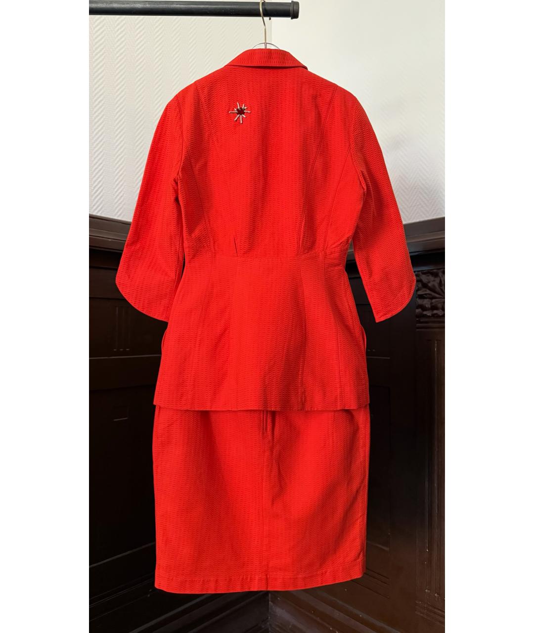 THIERRY MUGLER VINTAGE Коралловый костюм с юбками, фото 2