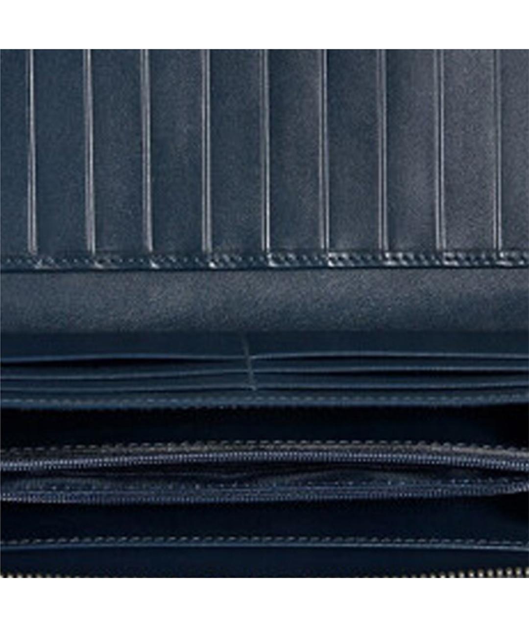 GUCCI Синий кожаный кошелек, фото 5