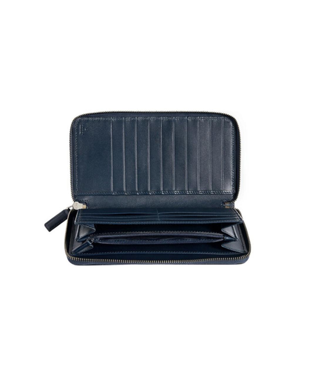 GUCCI Синий кожаный кошелек, фото 3