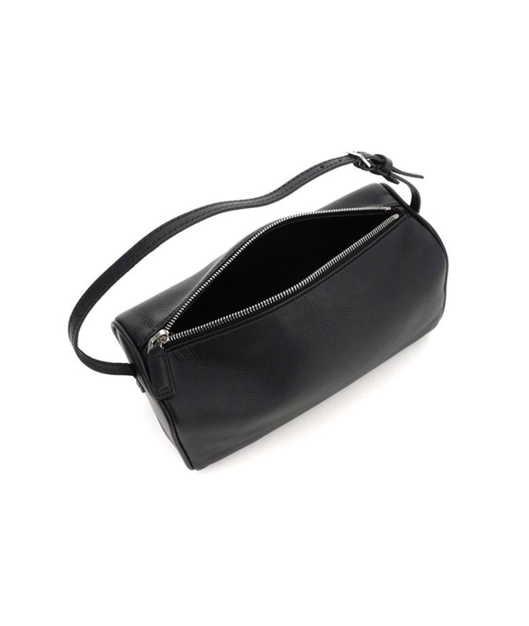 THE ROW Черная кожаная сумка через плечо, фото 5