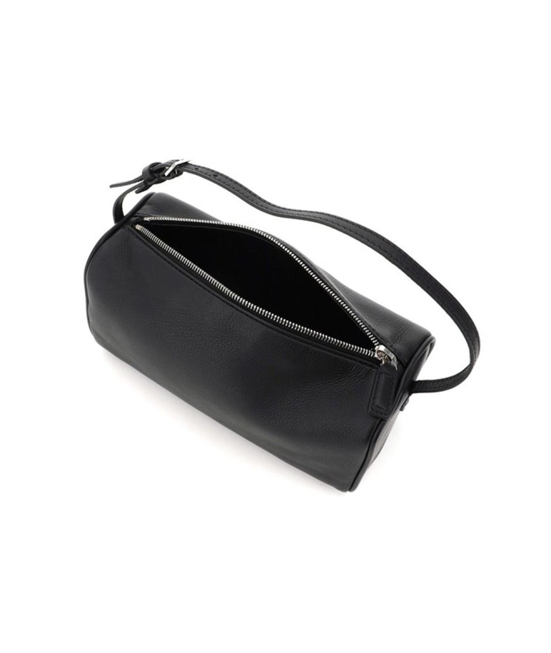 THE ROW Черная кожаная сумка через плечо, фото 3