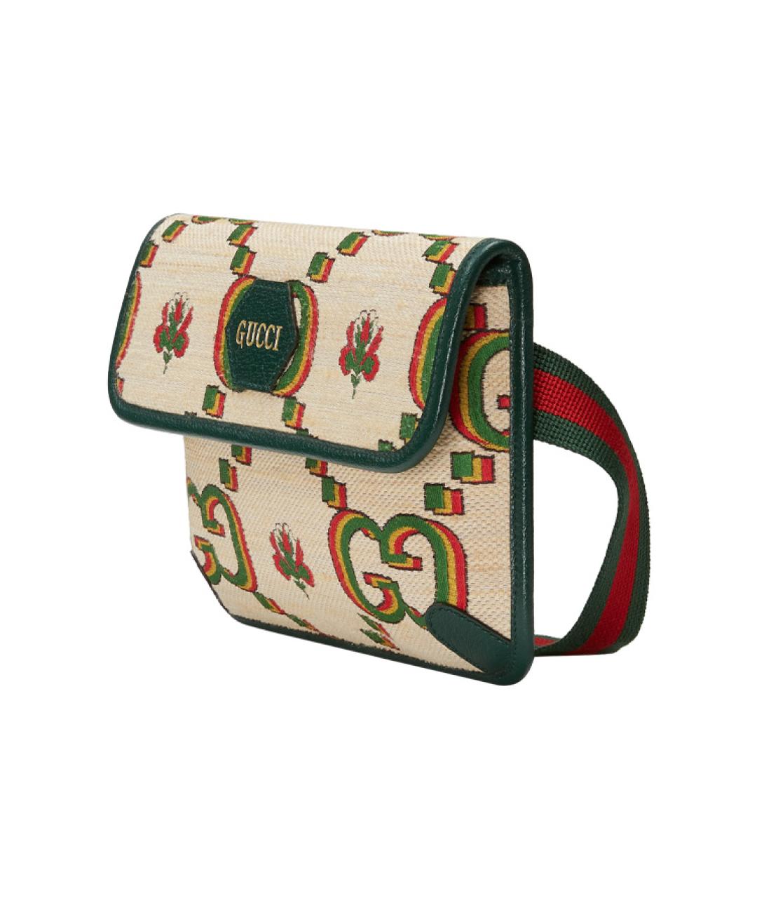 GUCCI Бежевая поясная сумка, фото 2