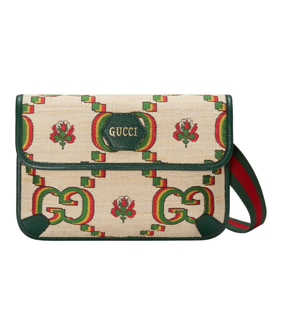 GUCCI Бежевая поясная сумка, фото 1