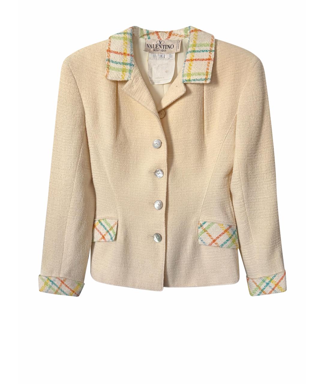 VALENTINO Бежевый жакет/пиджак, фото 1