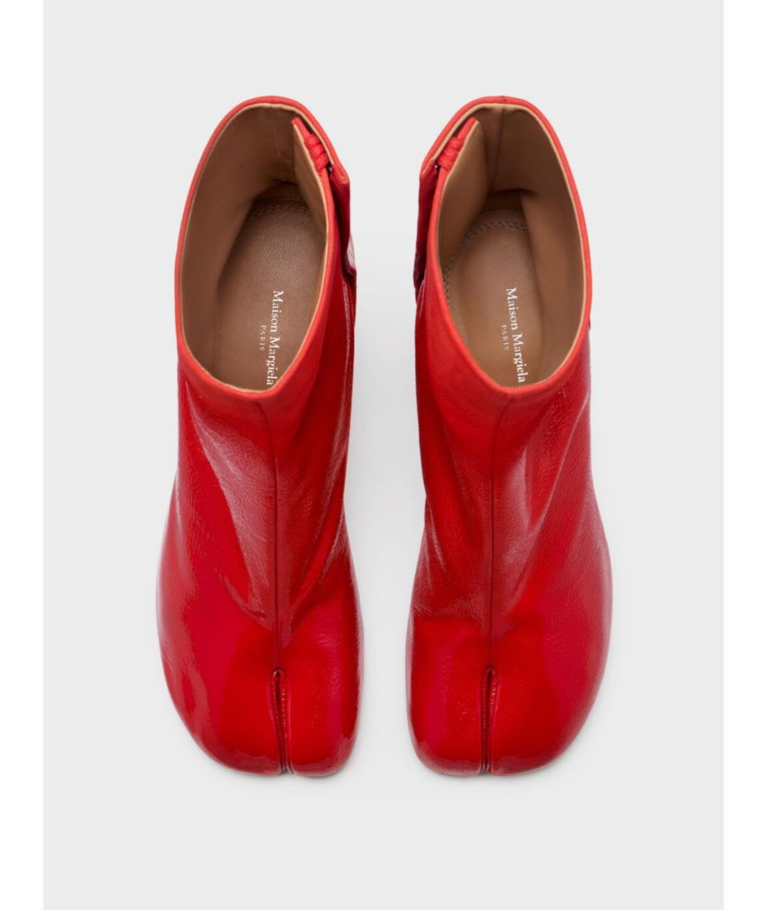 MAISON MARGIELA Красные ботильоны, фото 2