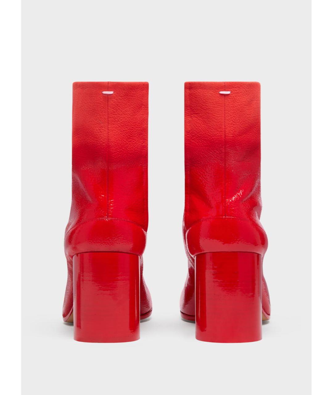 MAISON MARGIELA Красные ботильоны, фото 4