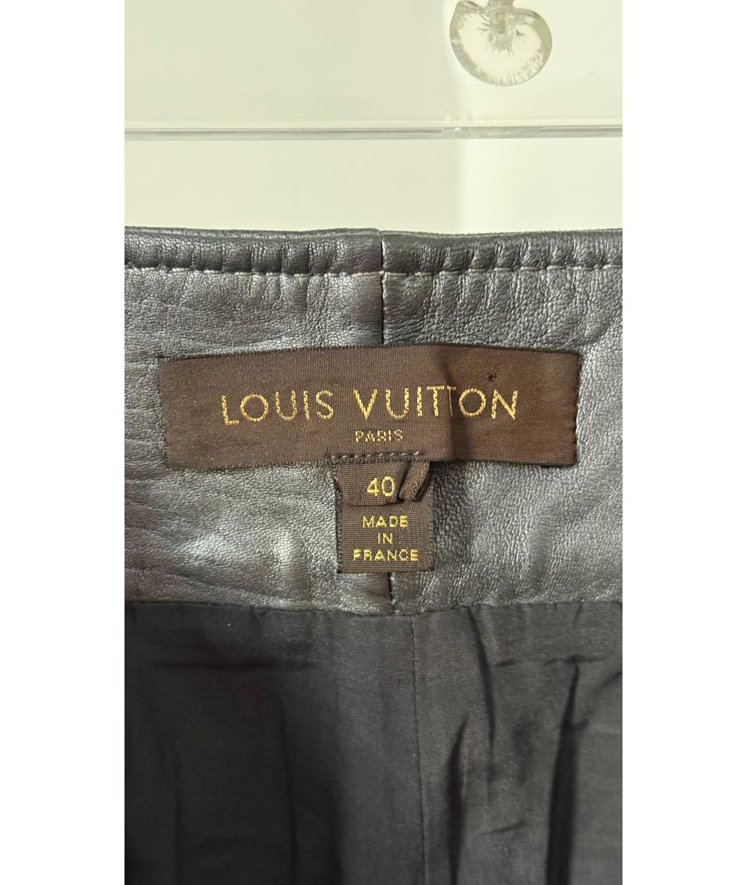 LOUIS VUITTON Черные прямые брюки, фото 5