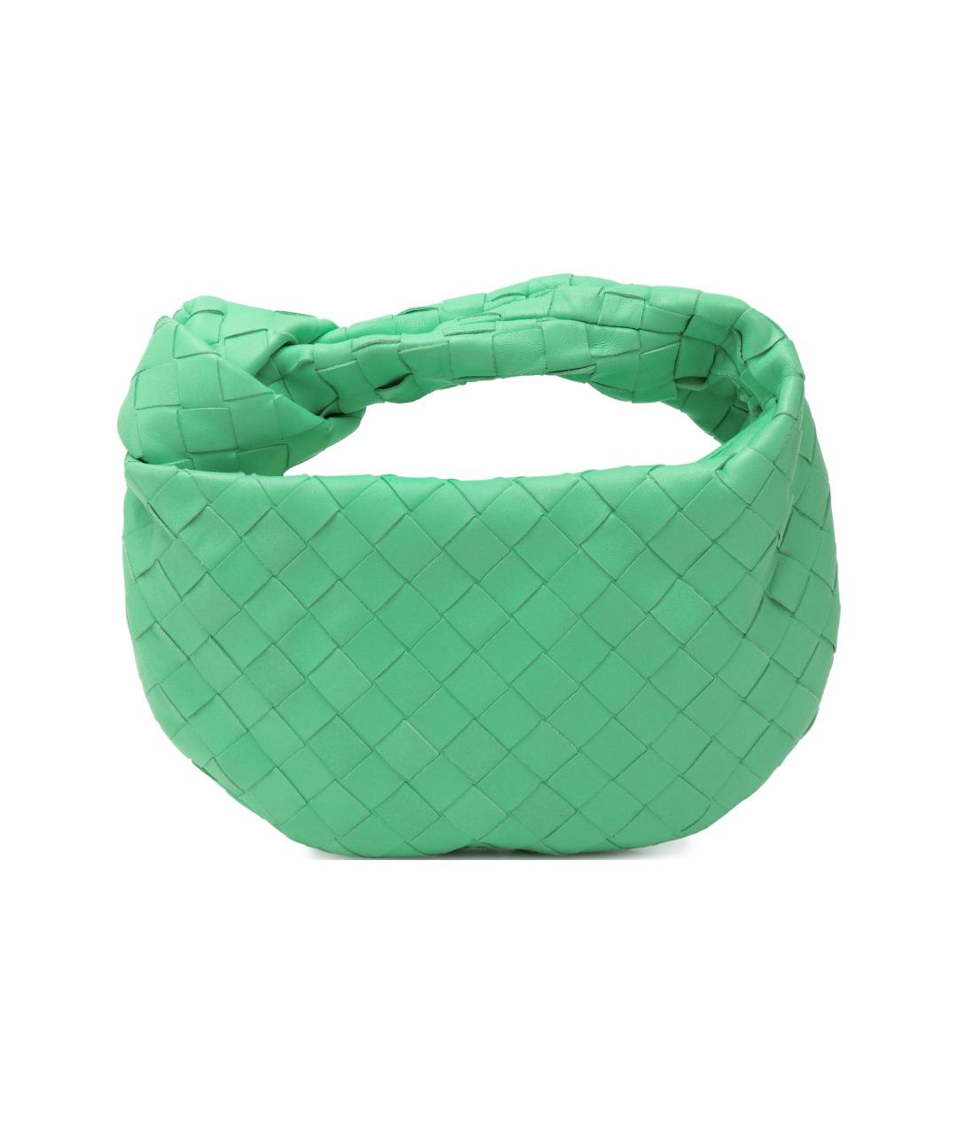 BOTTEGA VENETA Зеленая кожаная сумка через плечо, фото 1