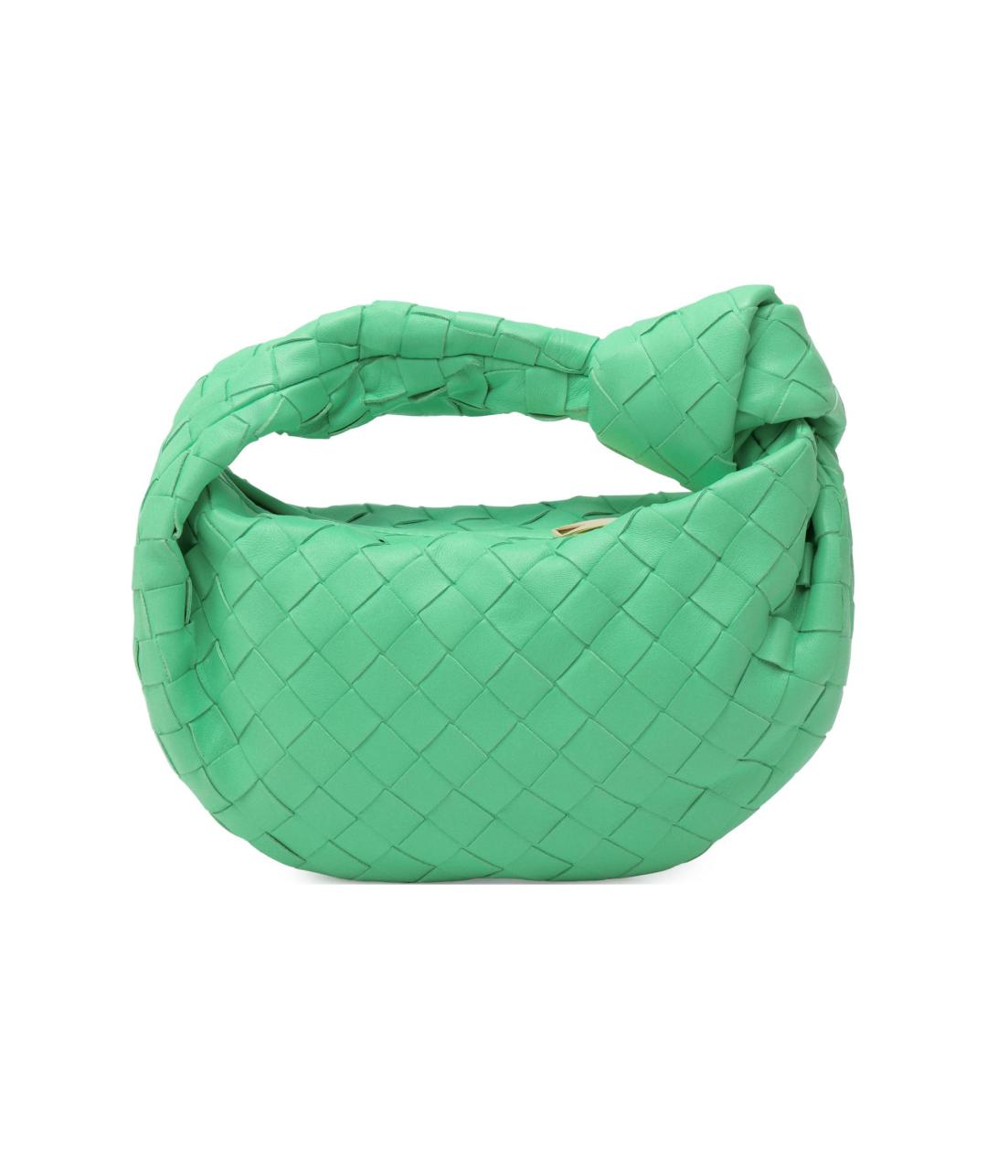 BOTTEGA VENETA Зеленая кожаная сумка через плечо, фото 3