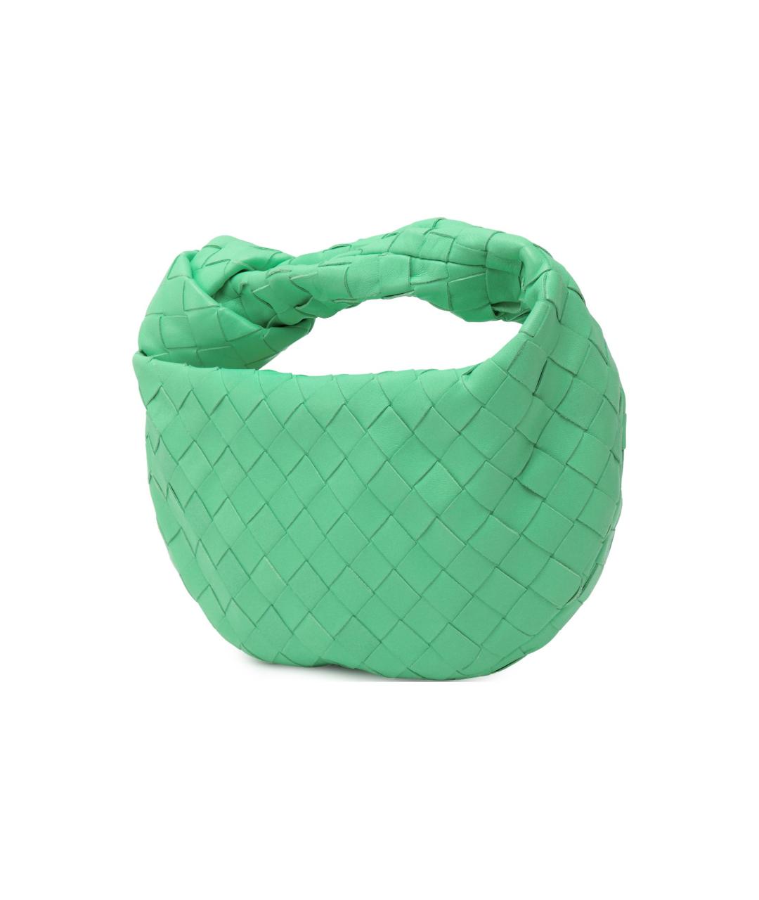 BOTTEGA VENETA Зеленая кожаная сумка через плечо, фото 2