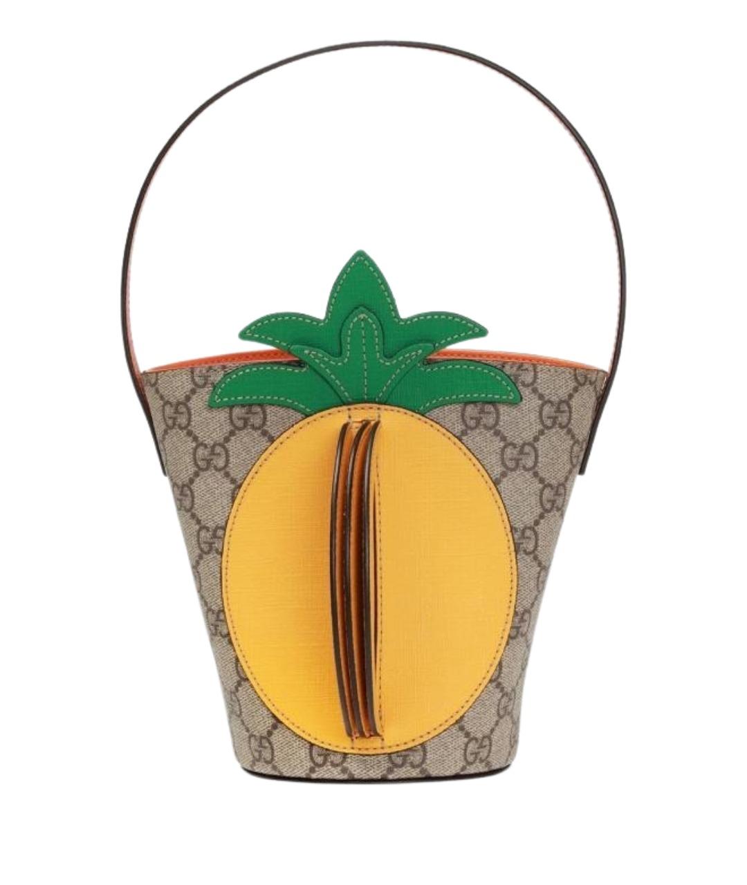 GUCCI Коричневая сумка через плечо, фото 1