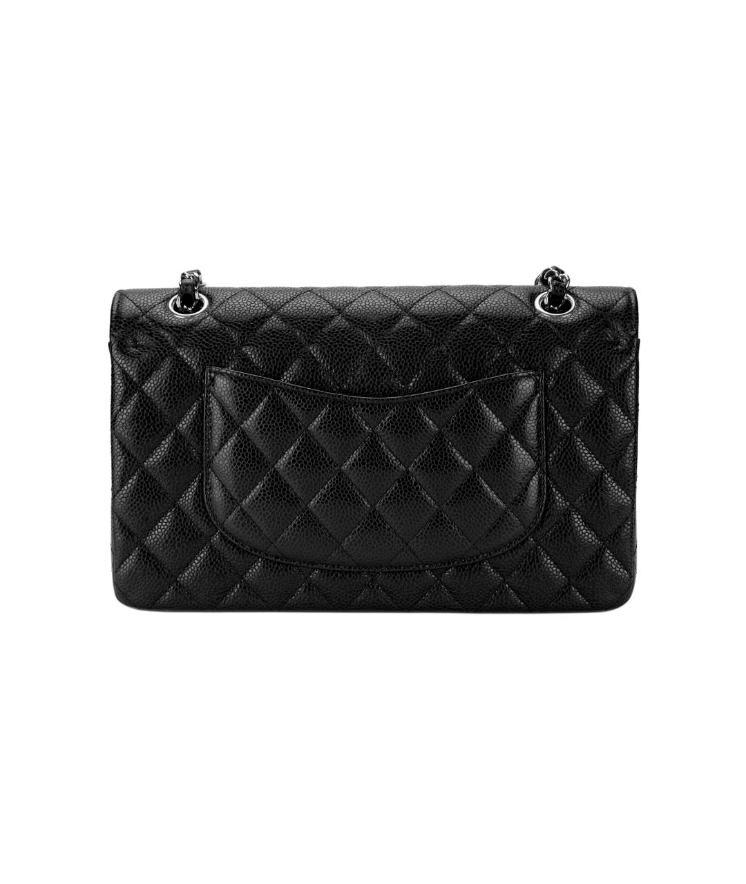 CHANEL Черная кожаная сумка через плечо, фото 3