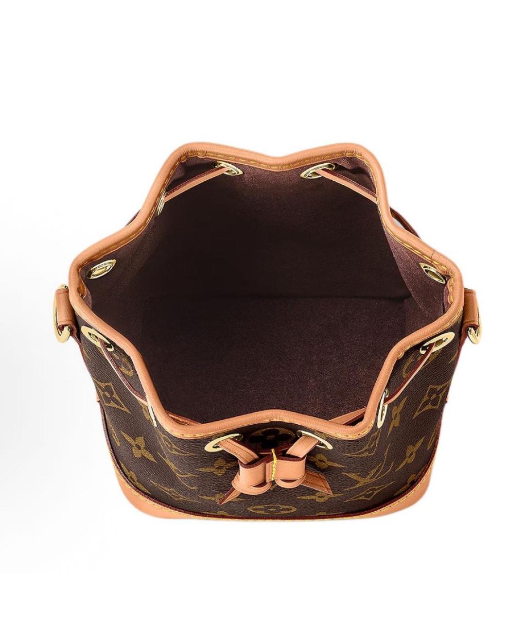 LOUIS VUITTON Коричневая сумка с короткими ручками, фото 3