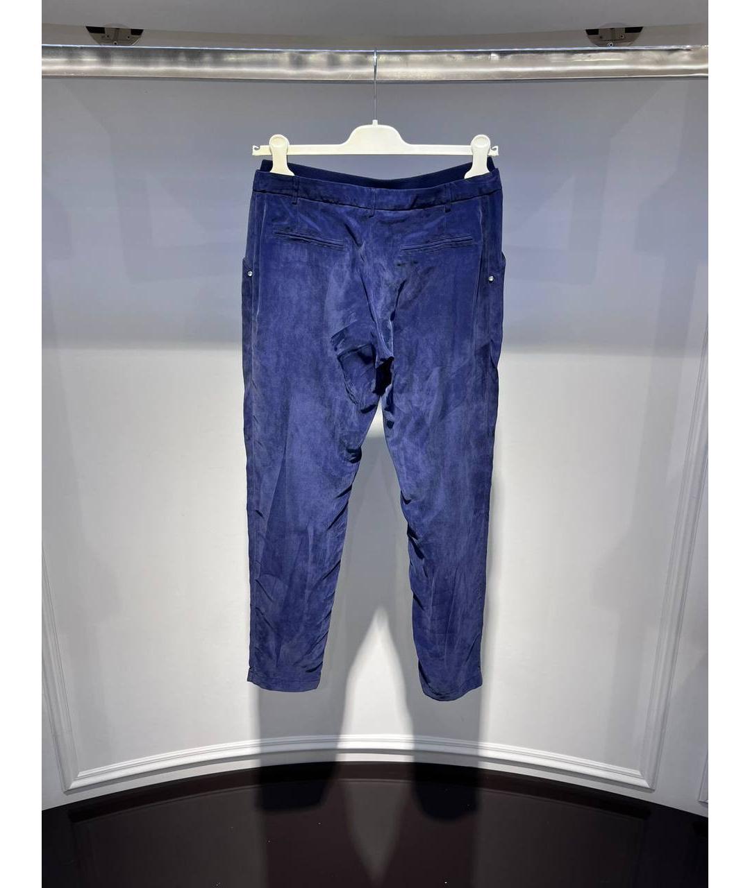 LIU JO Синие шелковые брюки и шорты, фото 3