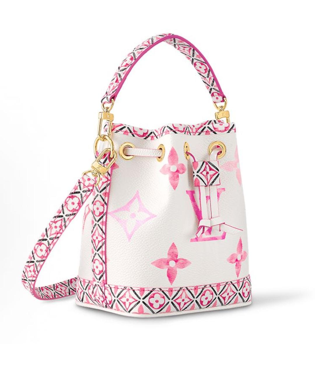 LOUIS VUITTON Розовая кожаная сумка через плечо, фото 2