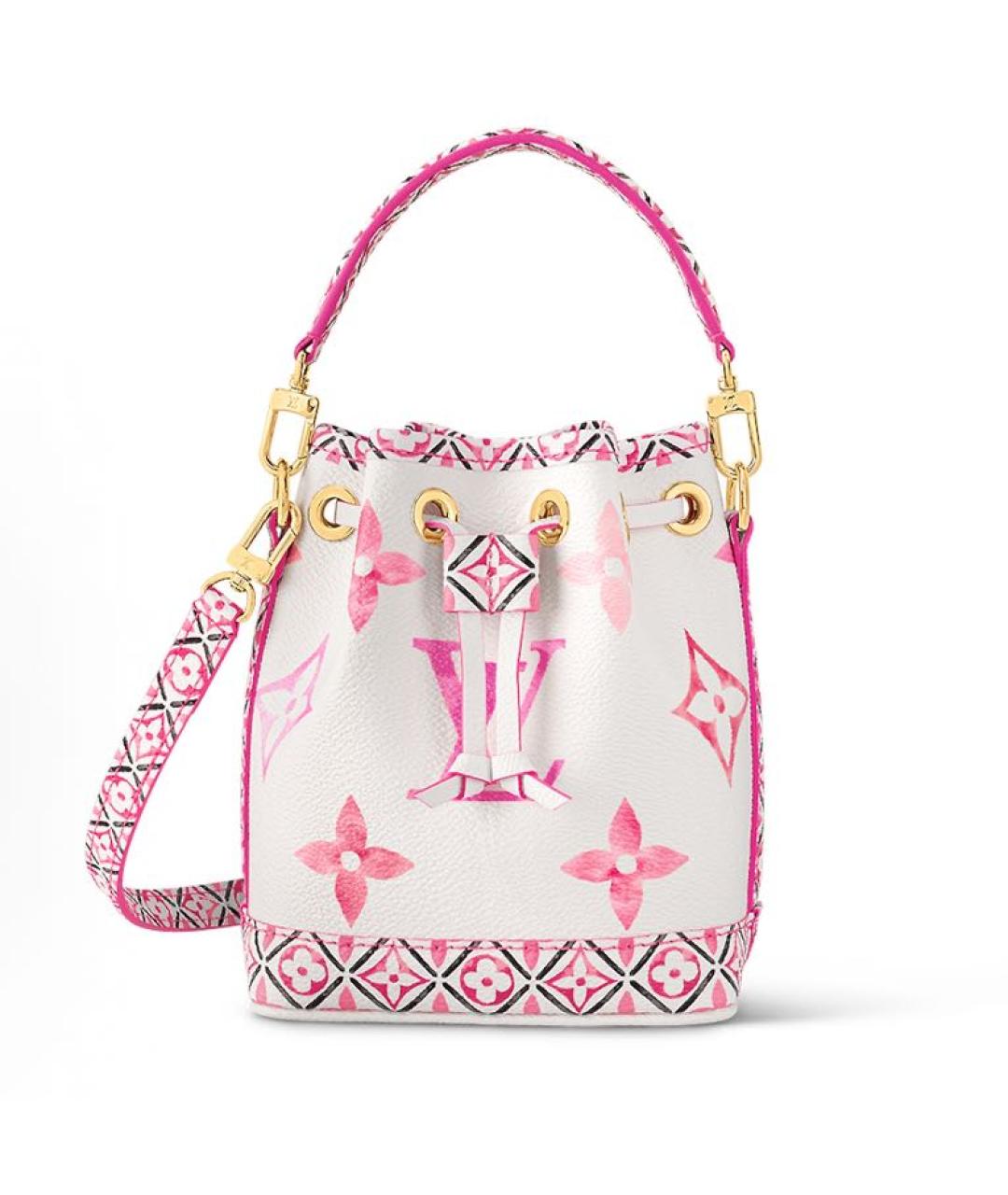 LOUIS VUITTON Розовая кожаная сумка через плечо, фото 5