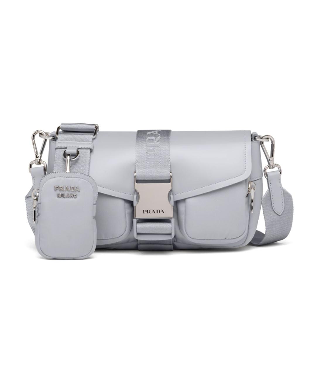 PRADA Серая сумка через плечо, фото 1