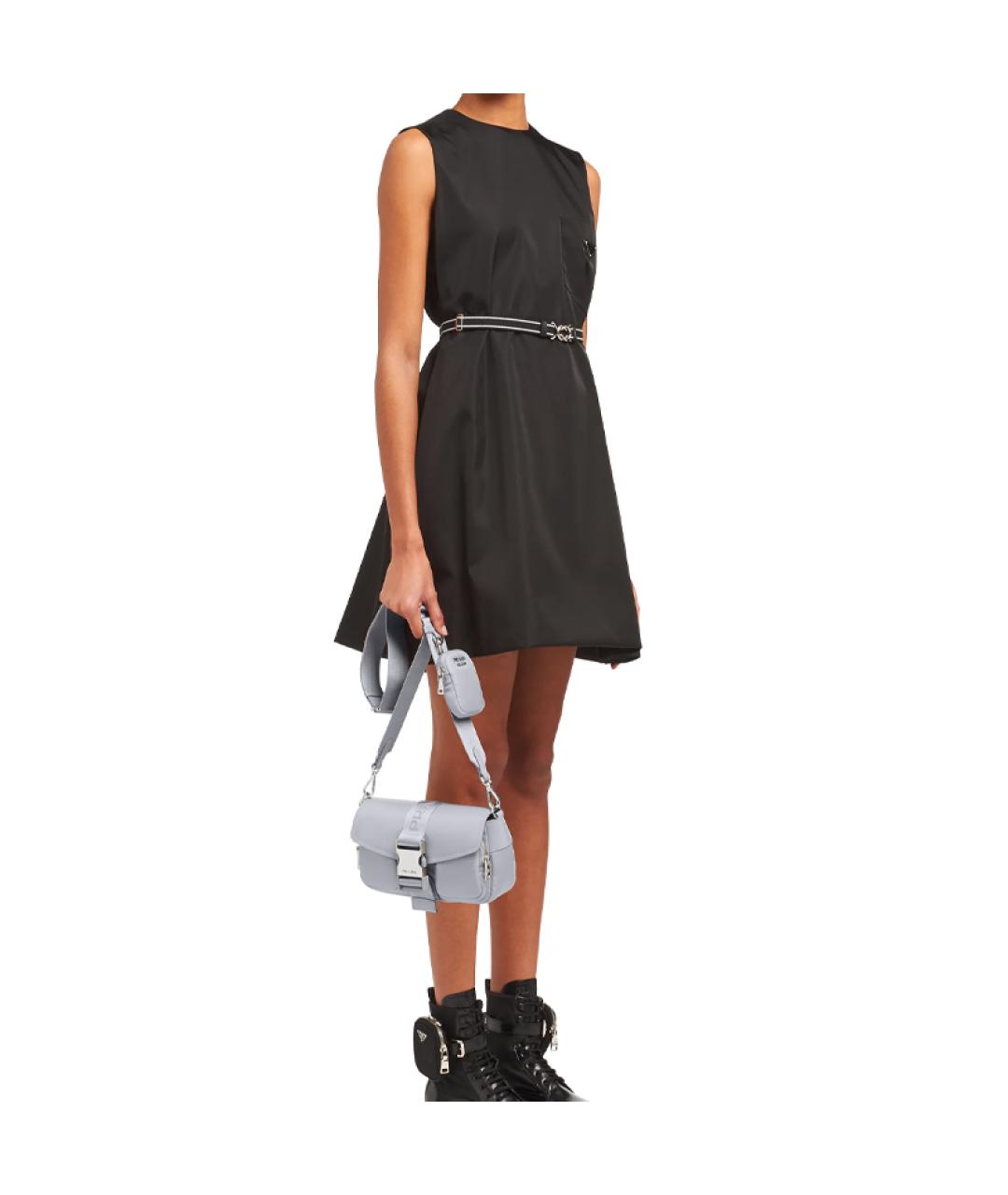 PRADA Серая сумка через плечо, фото 4