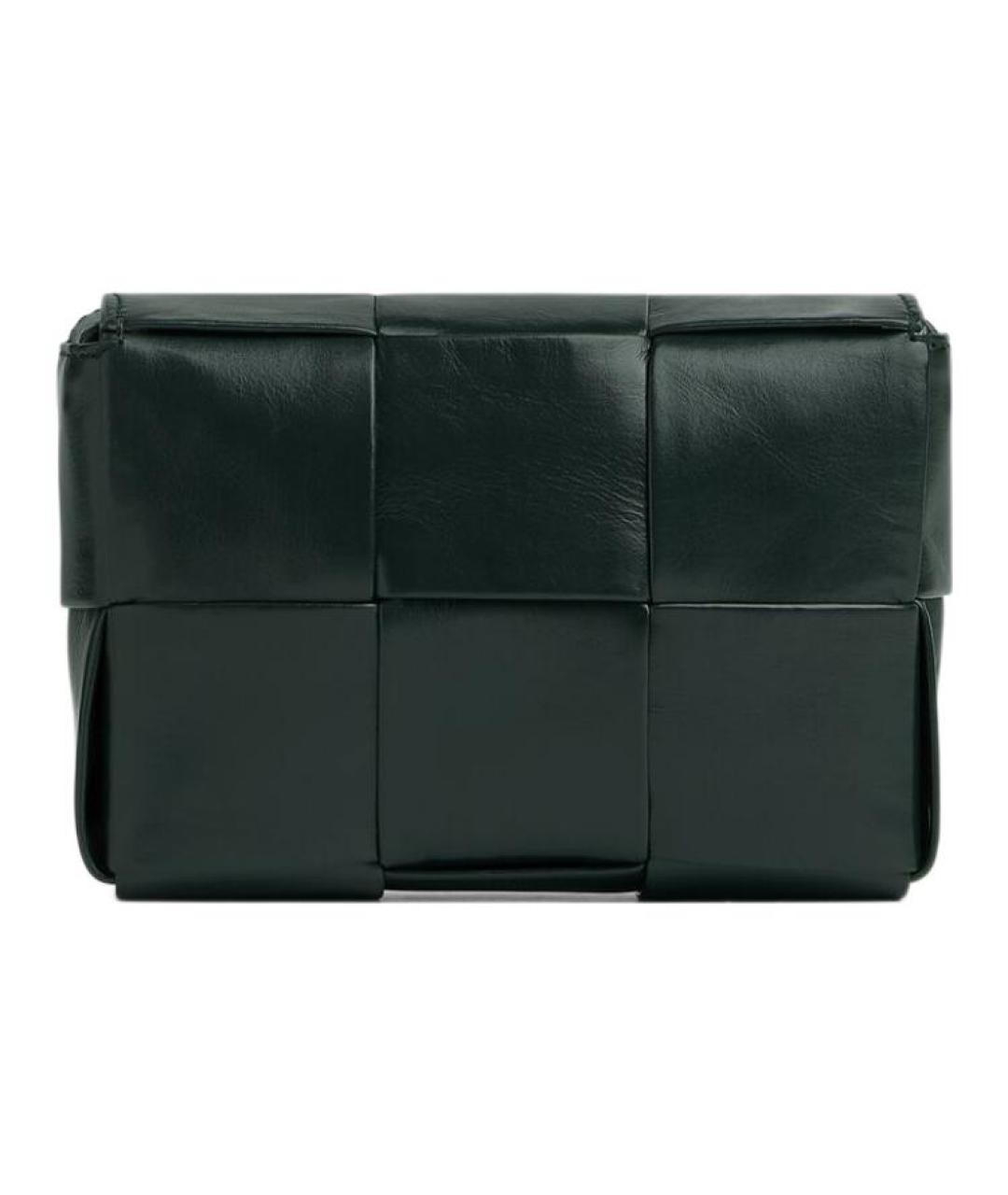 BOTTEGA VENETA Черная кожаная сумка через плечо, фото 3