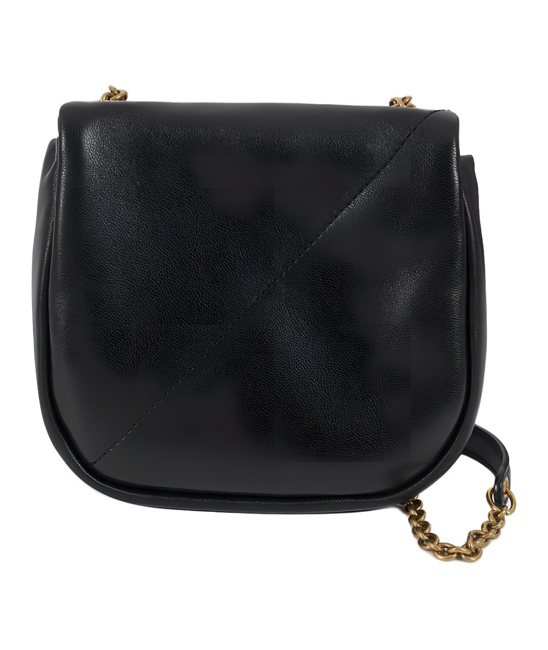 SAINT LAURENT Черная кожаная сумка через плечо, фото 4