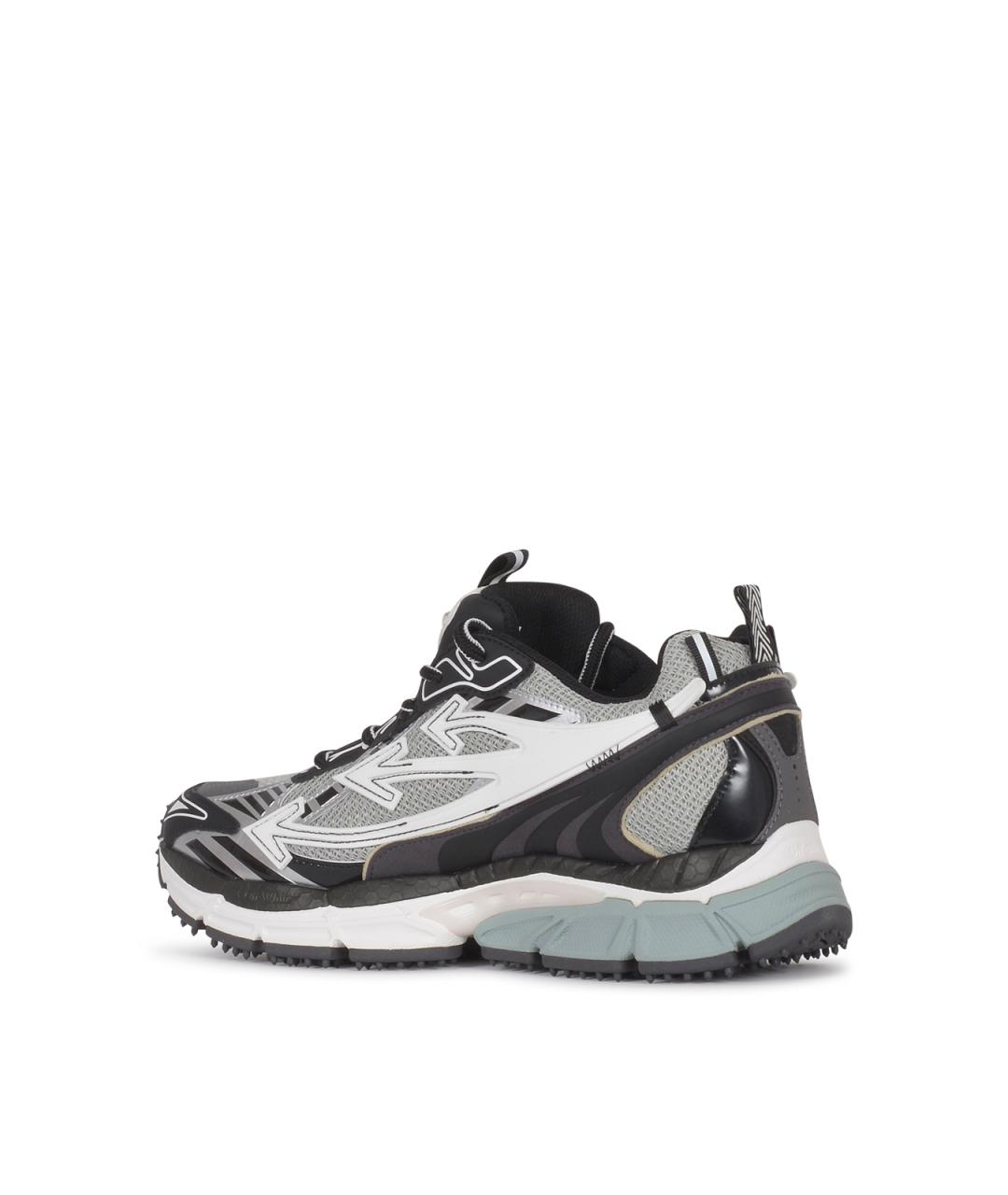 OFF-WHITE Мульти текстильные низкие кроссовки / кеды, фото 3