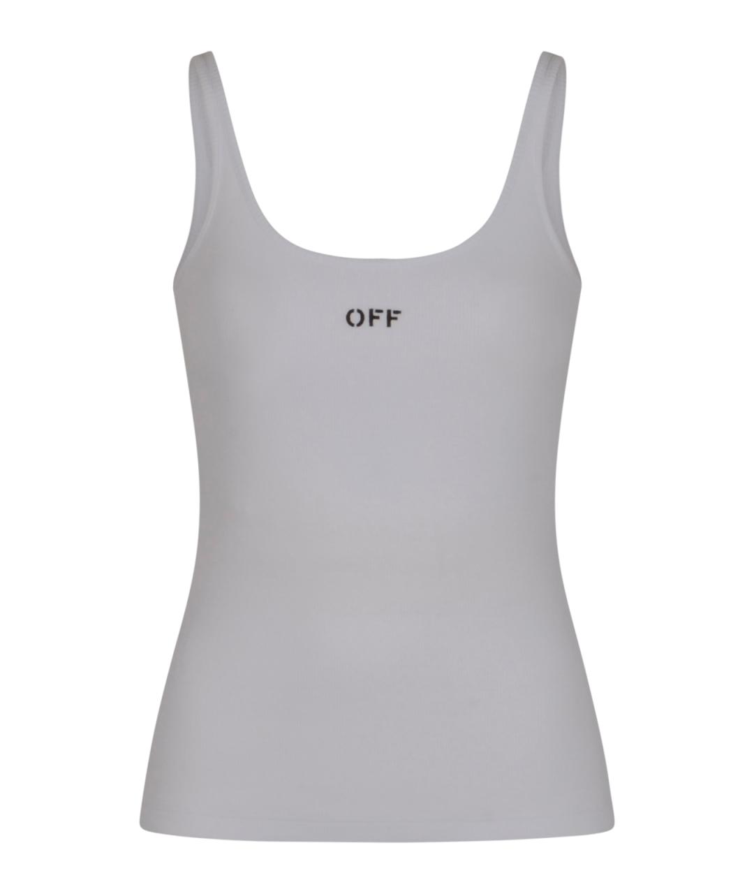 OFF-WHITE Белая майка, фото 1