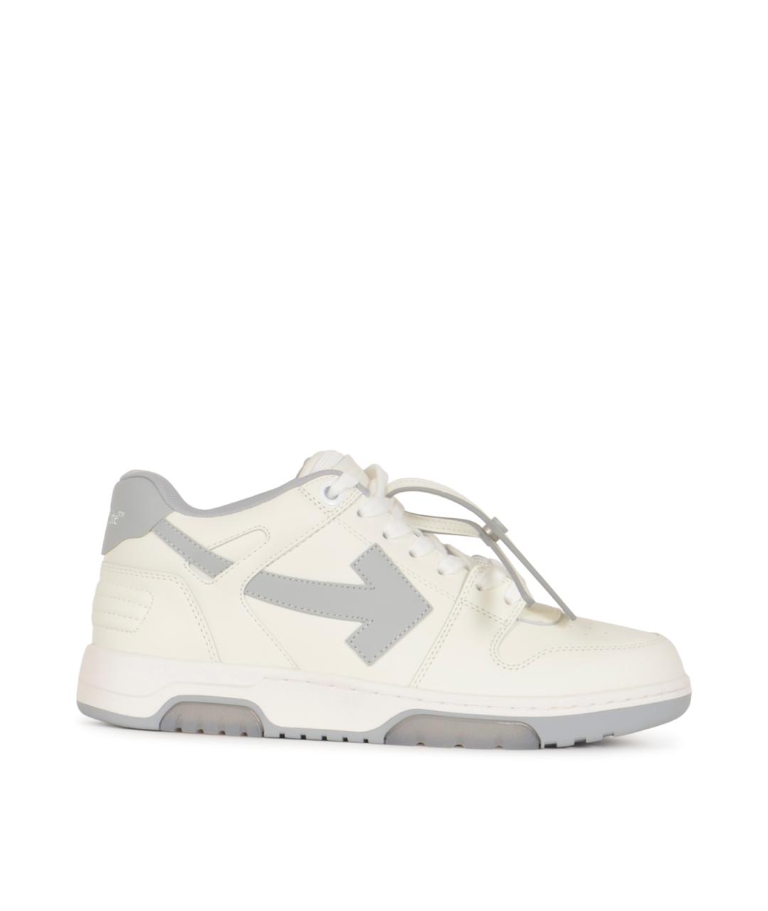 OFF-WHITE Белые низкие кроссовки / кеды, фото 1