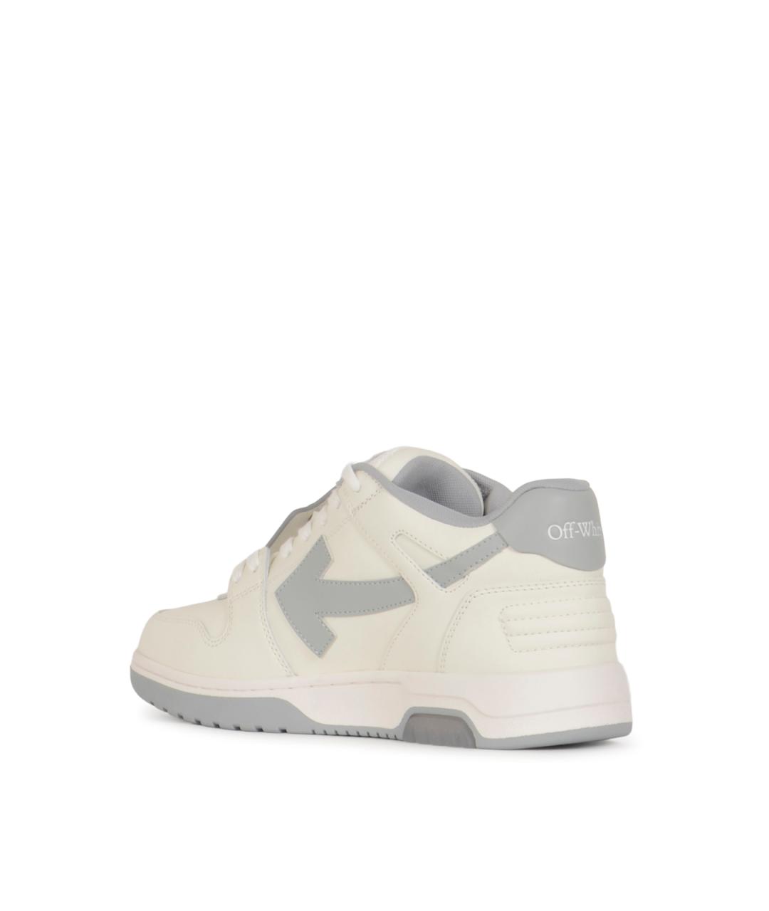 OFF-WHITE Белые низкие кроссовки / кеды, фото 3