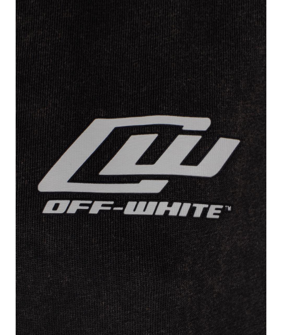 OFF-WHITE Черное повседневное платье, фото 3