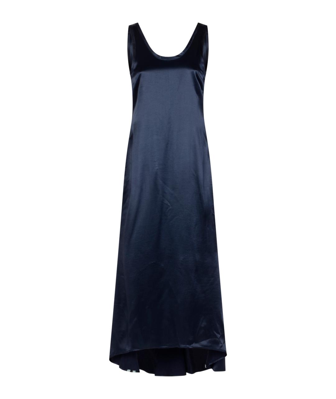 OFF-WHITE Синее повседневное платье, фото 1