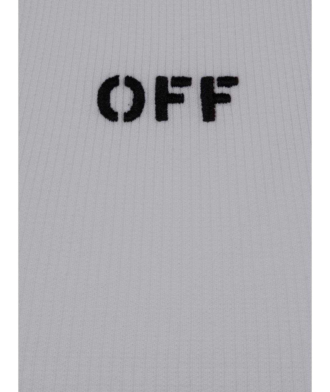 OFF-WHITE Белая майка, фото 3