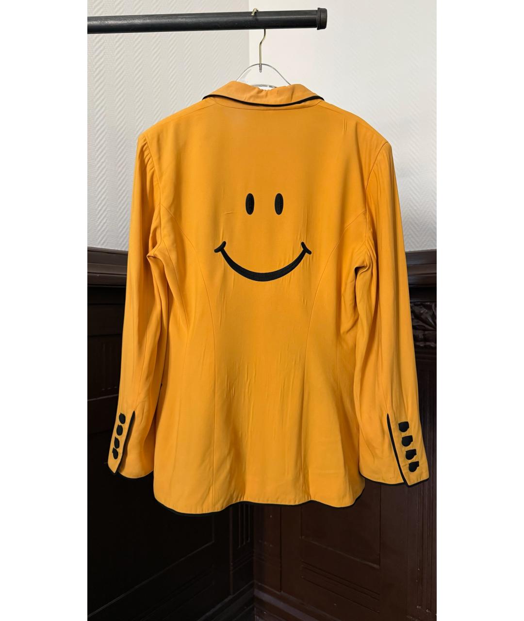 MOSCHINO Желтый жакет/пиджак, фото 2