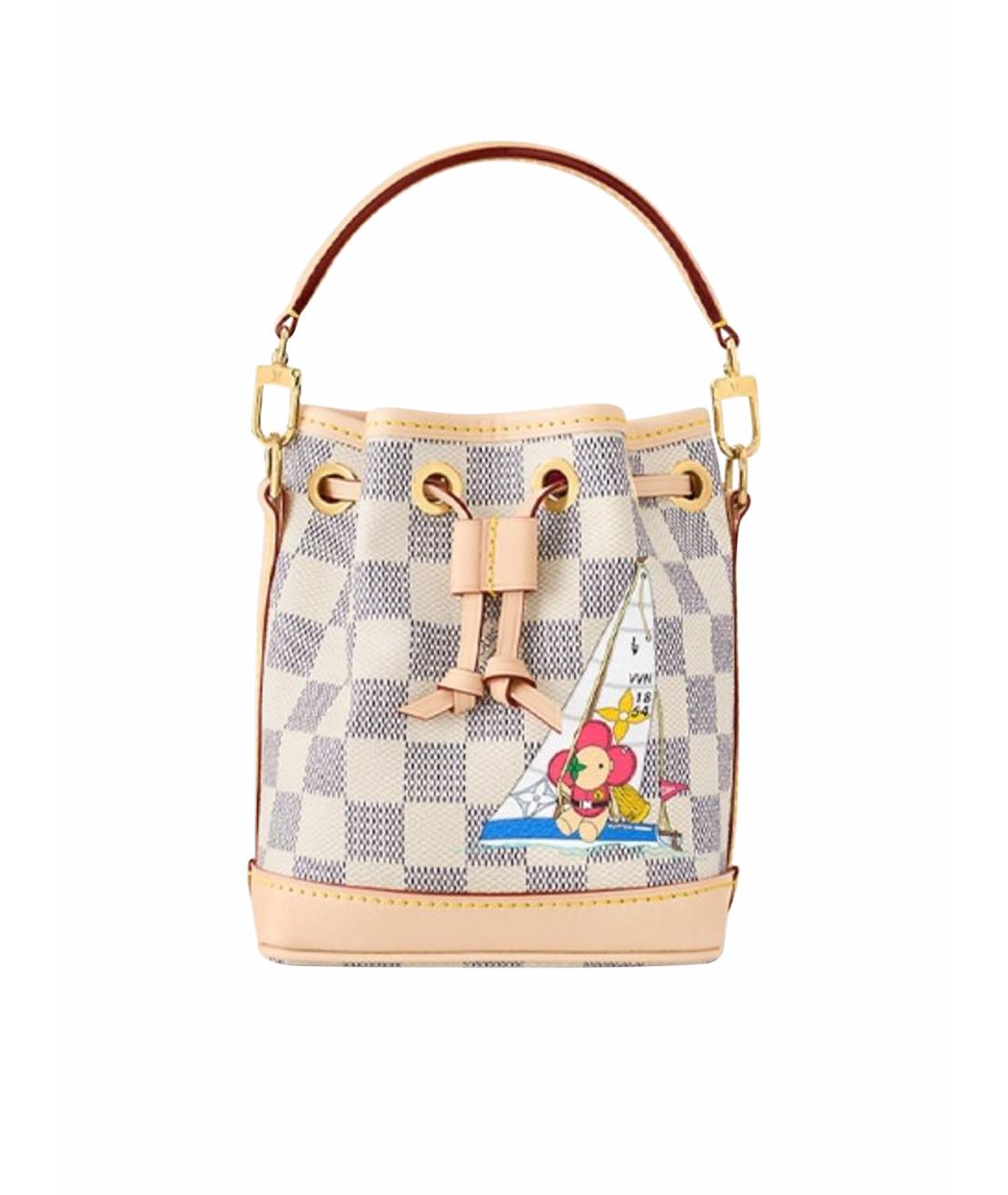 LOUIS VUITTON Серая кожаная сумка через плечо, фото 1