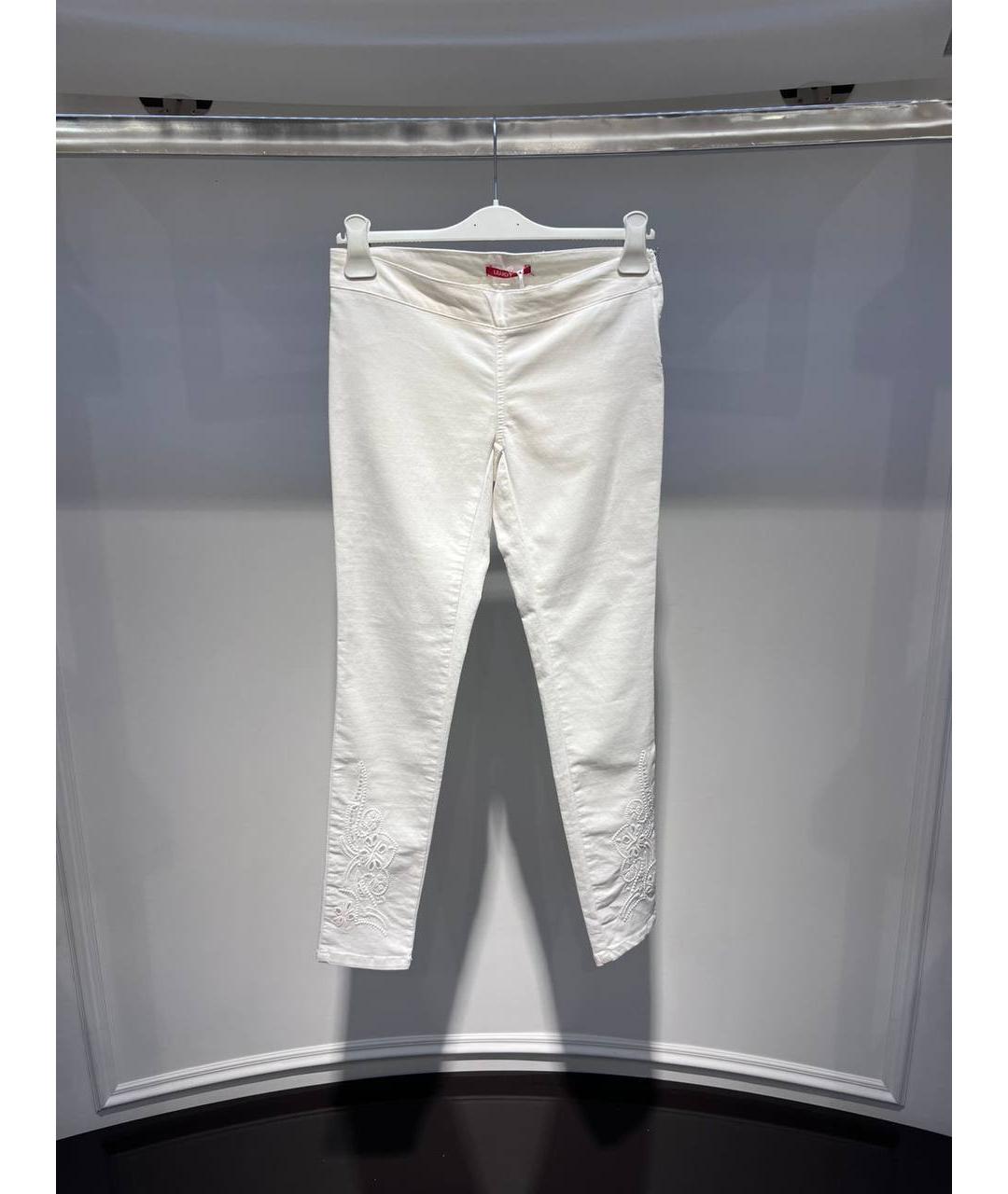 LIU JO Белые хлопковые брюки и шорты, фото 4