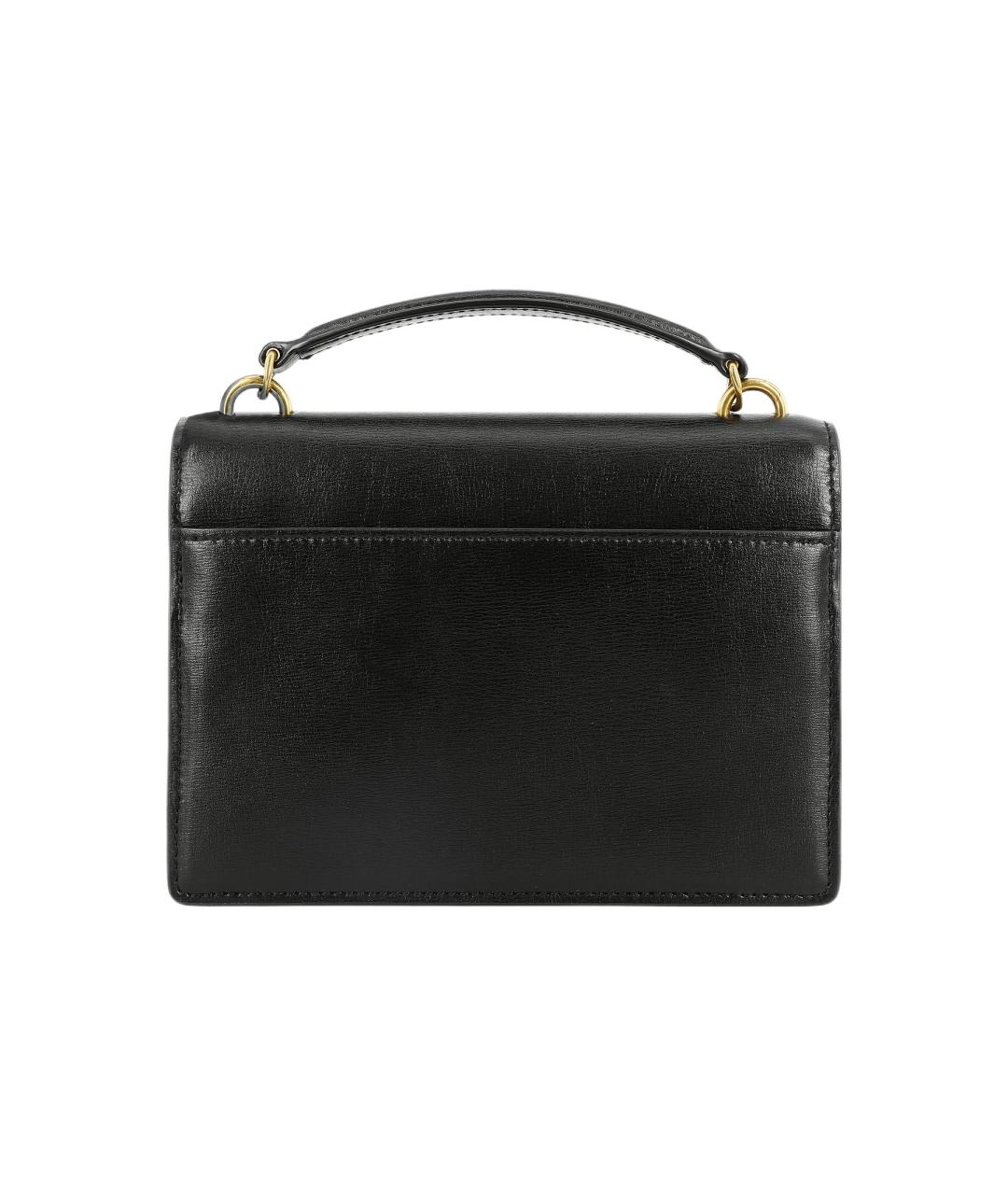 SAINT LAURENT Черная кожаная сумка через плечо, фото 5