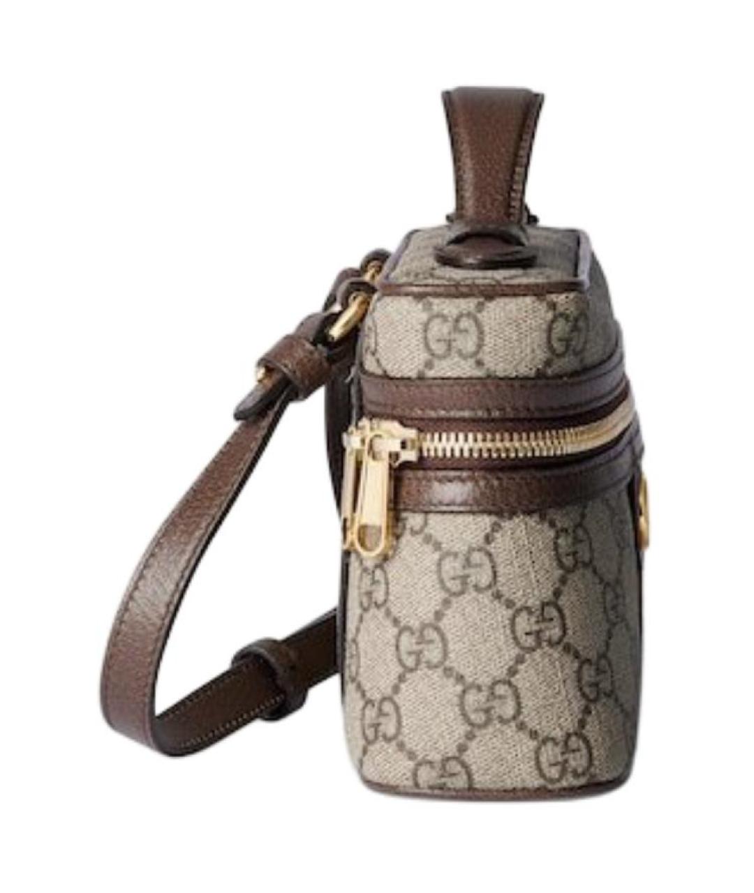 GUCCI Коричневая сумка через плечо, фото 3