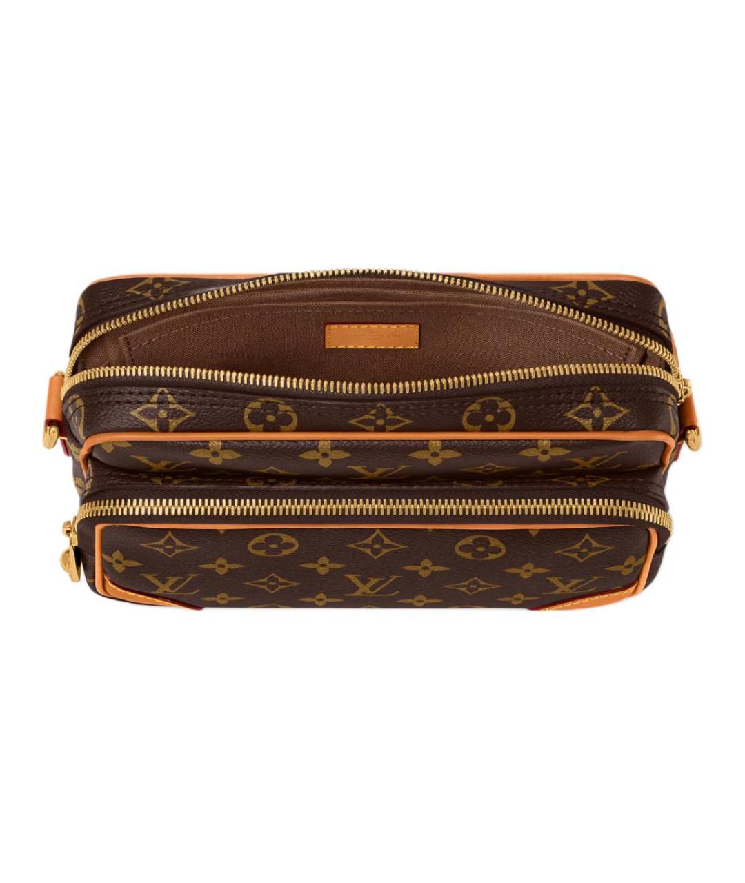 LOUIS VUITTON Коричневая сумка на плечо, фото 4