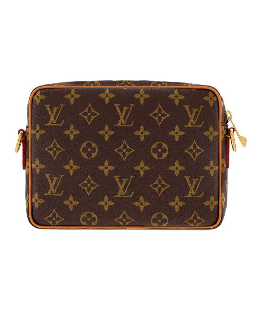 LOUIS VUITTON Коричневая сумка на плечо, фото 3